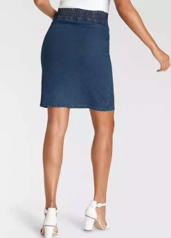 Arizona Denim Skirt -Deals Glam Jiva Store Arizona Denim Skirt23761258FRSP W01