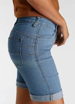 Arizona High Waist Denim Bermudas -Deals Glam Jiva Store Arizona High Waist Denim Bermudas24682820FRSP W02