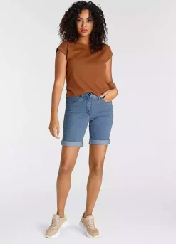 Arizona High Waist Denim Bermudas -Deals Glam Jiva Store Arizona High Waist Denim Bermudas24682820FRSP W03