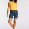 Arizona High Waist Denim Bermudas -Deals Glam Jiva Store Arizona High Waist Denim Bermudas71746432FRSP W04