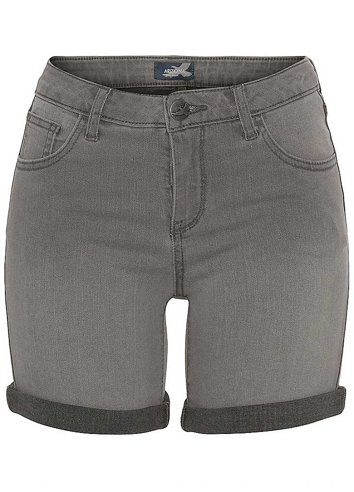 Arizona Mid-Waist Denim Shorts 18 Arizona Mid-Waist Denim Shorts - Image 16