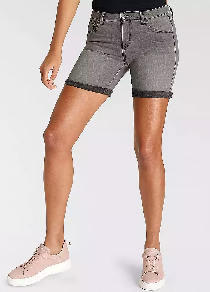 Arizona Mid-Waist Denim Shorts 17 Arizona Mid-Waist Denim Shorts - Image 15