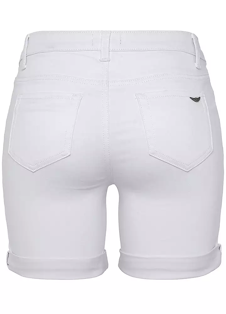 Arizona Mid-Waist Denim Shorts 4 Arizona Mid-Waist Denim Shorts - Image 2