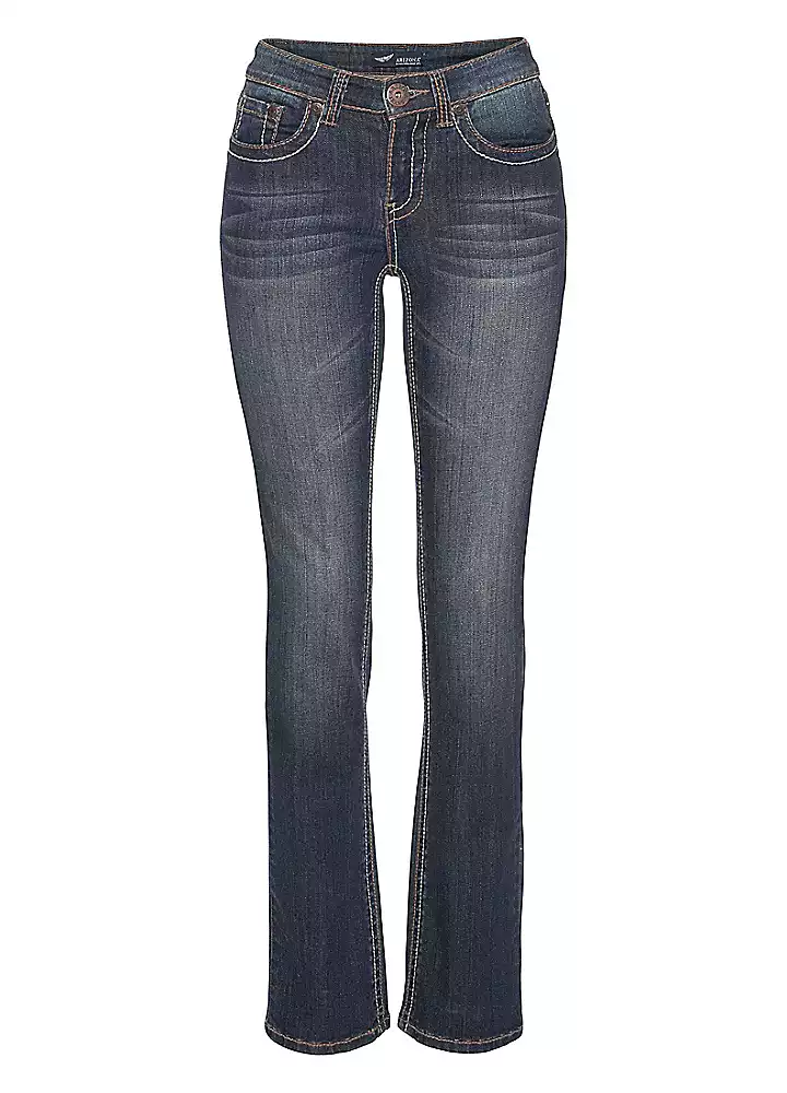 Arizona Stretch Straight Leg Jeans 3 Arizona Stretch Straight Leg Jeans