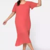 Sheego Asymmetric Hem Cocktail Dress -Deals Glam Jiva Store Asymmetric Hem Cocktail Dress99E295FRSP W04