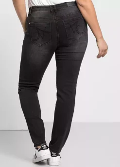 Sheego Biker Style Super Stretch Jeans -Deals Glam Jiva Store Biker Style Super Stretch Jeans56G881FRSB W02