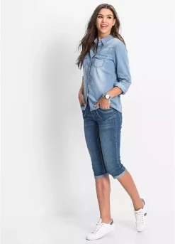 Cropped 5 Pocket Jeans