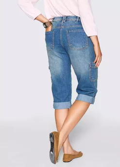 Cropped Cargo Jeans -Deals Glam Jiva Store Cropped Cargo Jeans940357FRSP W01