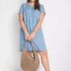 Denim Tunic Dress 1 Denim Tunic Dress -Deals Glam Jiva Store Denim Tunic Dress931946FRSB W04