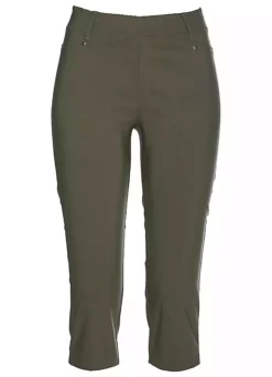 Elasticated Capri Pants -Deals Glam Jiva Store Elasticated Capri Pants925797FRSC