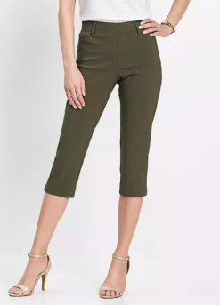 Elasticated Capri Pants -Deals Glam Jiva Store Elasticated Capri Pants925797FRSP