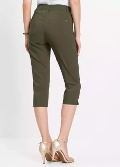 Elasticated Capri Pants -Deals Glam Jiva Store Elasticated Capri Pants925797FRSP W01