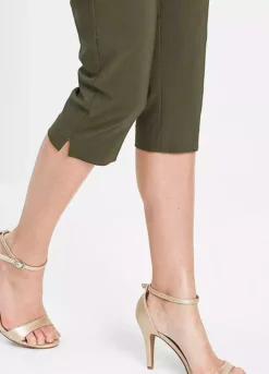 Elasticated Capri Pants -Deals Glam Jiva Store Elasticated Capri Pants925797FRSP W03