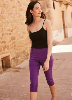 Elasticated Capri Pants -Deals Glam Jiva Store Elasticated Capri Pants955921FRSL