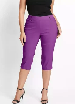 Elasticated Capri Pants -Deals Glam Jiva Store Elasticated Capri Pants955921FRSP
