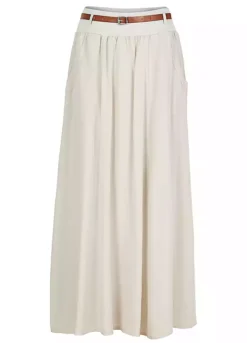 Elasticated Waist Festival Maxi Skirt