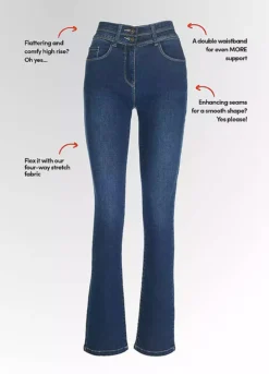 Feel Good Lift & Sculpt Mia Bootcut Jeans Blue -Deals Glam Jiva Store Feel Good Lift Sculpt Mia Bootcut Jeans Blue31E377FRSC