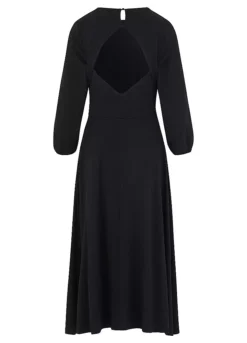 Freemans Black Open Back Jersey Midi Dress -Deals Glam Jiva Store Freemans Black Open Back Jersey Midi Dress20E142FRSC W01