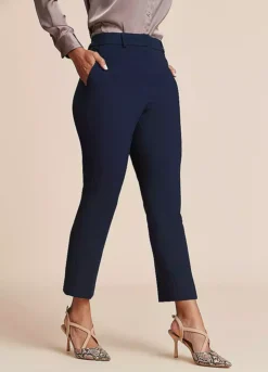 Freemans Navy Tapered Trousers