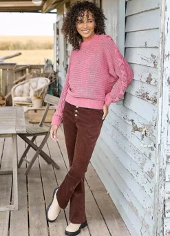 Freestyle Alice Chocolate Cord Trousers