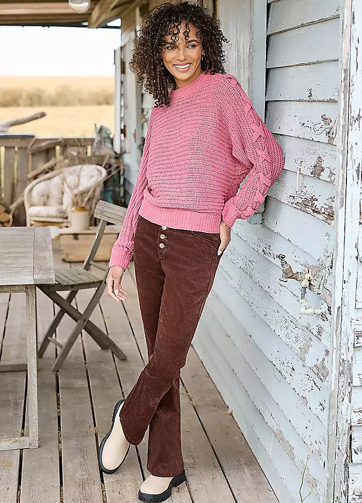 Freestyle Alice Chocolate Cord Trousers 3 Freestyle Alice Chocolate Cord Trousers