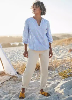 Freestyle Ruby Ecru Paper Bag Jeans