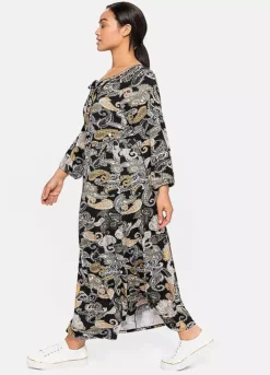 Sheego Knee Length Printed Jersey Dress