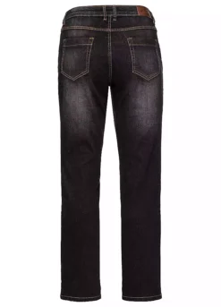 Sheego Lana Used-Effect Straight Leg Stretch Jeans 19 Sheego Lana Used-Effect Straight Leg Stretch Jeans -Deals Glam Jiva Store Lana Used Effect Straight Leg Stretch Jeans20B246FRSC W01