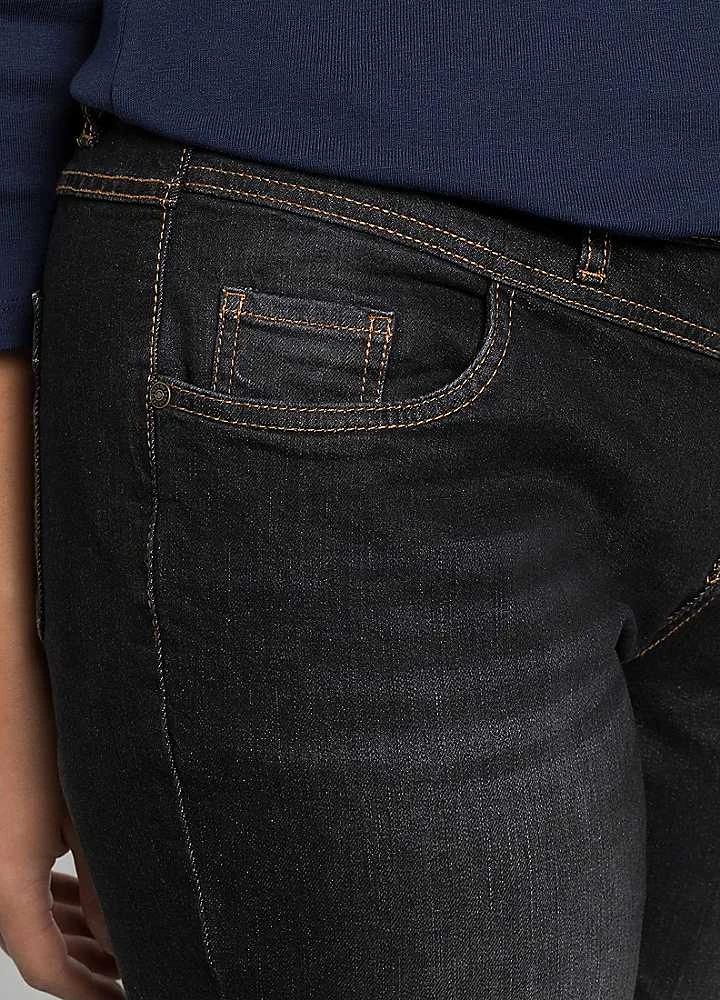 Sheego Lana Used-Effect Straight Leg Stretch Jeans 10 Sheego Lana Used-Effect Straight Leg Stretch Jeans - Image 8