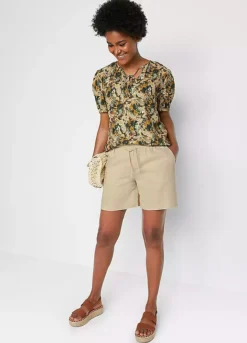 Linen Shorts -Deals Glam Jiva Store Linen Shorts967487FRSP W04