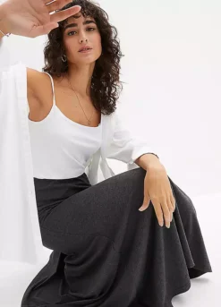 Maxi Jersey Skirt -Deals Glam Jiva Store Maxi Jersey Skirt958192FRSB W01