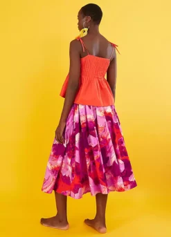 Monsoon Khari Abstract Print Midi Skirt -Deals Glam Jiva Store Monsoon Khari Abstract Print Midi Skirt57C338FRSP W06