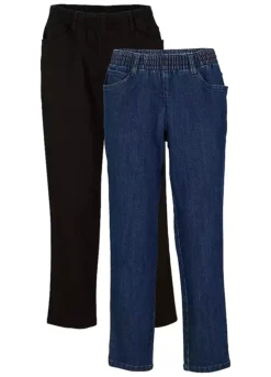 Pack Of 2 Cropped Trousers