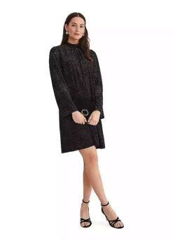 Phase Eight Kirsta Flock Velvet Swing Dress