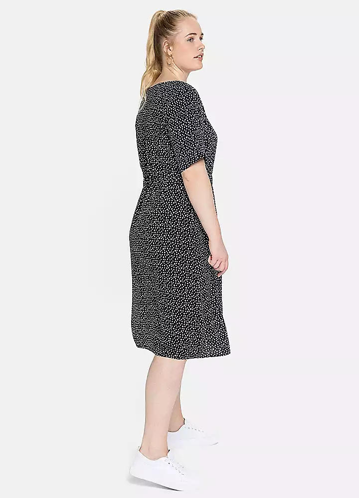 Sheego Printed Half-Sleeve Dress 3 Sheego Printed Half-Sleeve Dress