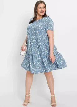 Printed Viscose Dress
