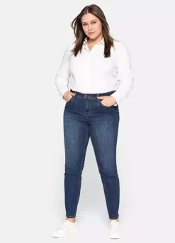 Sheego 5 Pocket Style Skinny Jeans -Deals Glam Jiva Store Sheego 5 Pocket Style Skinny Jeans88K476FRSP W05