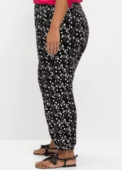 Sheego Print Harem Trousers