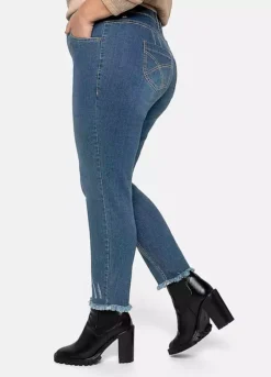Sheego Slim-Fit Jeans -Deals Glam Jiva Store Sheego Slim Fit Jeans16D665FRSP W05