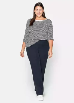 Sheego Structured Straight Cut Trousers -Deals Glam Jiva Store Sheego Structured Straight Cut Trousers76E965FRSP W05