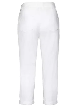 Sheego Slim Fit Cropped Trousers -Deals Glam Jiva Store Slim Fit Cropped Trousers63D458FRSC W01