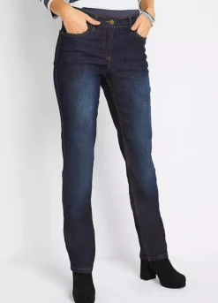 Straight Stretch Jeans -Deals Glam Jiva Store Straight Stretch Jeans953103FRSP