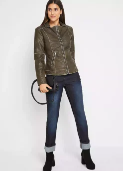 Straight Stretch Jeans -Deals Glam Jiva Store Straight Stretch Jeans953103FRSP W04