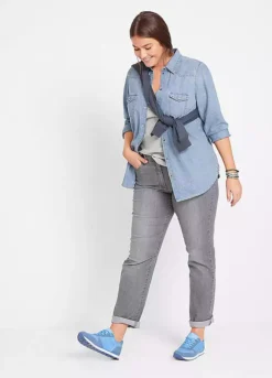 Straight Stretch Jeans -Deals Glam Jiva Store Straight Stretch Jeans964104FRSB W04