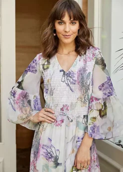 Together! Together Floral Print Maxi Dress