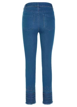 Together! Together Stretch Diamante Trim Jeans