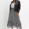 Bonprix Checked Chiffon Skirt -Deals Glam Jiva Store bonprix Checked Chiffon Skirt915950FRSB W04