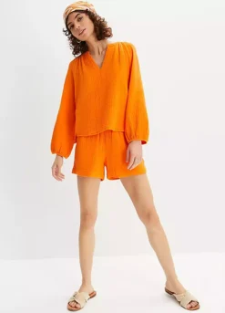 Bonprix Cotton Elasticated Waist Shorts -Deals Glam Jiva Store bonprix Cotton Elasticated Waist Shorts903401FRSP W04