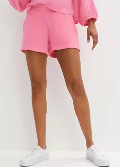 Bonprix Cotton Elasticated Waist Shorts