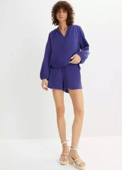 Bonprix Cotton Elasticated Waist Shorts -Deals Glam Jiva Store bonprix Cotton Elasticated Waist Shorts953594FRSP W04